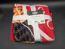 H-E-B Brand Shop Blanket Creamy Creations Ice Cream Double Sided Throw 50 X 70 picture