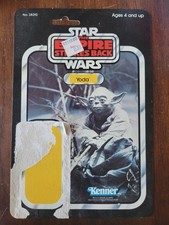 VTG 1980 Kenner Star Wars  Empire Strikes Back Yoda Card Back ONLY 32 Back 38310 picture