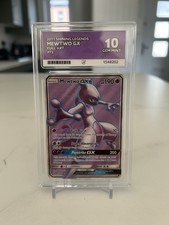 Mewtwo GX 72/73 Sun & Moon Shining Legends Ace 10 π Low Pop/ New Cert Ace/PSA picture