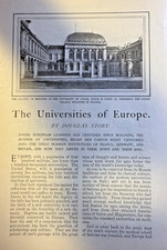 1901 Universities of Europe Salamanaca Lyons Cambridge Oxford Trinity College picture