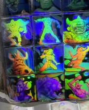 Vintage Vending Machine Monsters & Aliens Holographic Stickers - 30 Sheet Lot picture