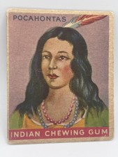 1933 Goudey Indian Gum Pocahontas R73 Vintage Native American Card picture