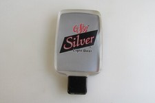 Vintage Hard To Find CSB Silver Light Beer Acrylic Beer Tap Handle NEW picture