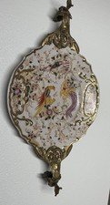 Rare Serried Ltd. Vintage Chinoiserie-style Ceramic Serving Dish Huge 26x14 picture
