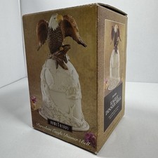 Vintage Porcelain Bald Eagle Collectable Dinner Bell New In Box picture