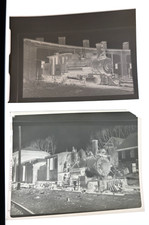 Sandy River & Rangeley Lakes Steam Engine No. 22, No. 10 Copy Negative Lot Of 2 picture