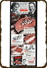 1941 SPAM HORMEL FOODS Lunch Meat Vintage Look DECORATIVE METAL SIGN - SPAMILY L picture