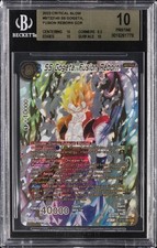2023 DRAGON BALL SUPER CRITICAL BLOW #BT22140 SS GOGETA, FUSION REBORN BGS 10 picture