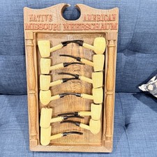 12 LOT NOS Missouri Meerschaums As-New NATIVE AMERICAN Pipe Retail Display & Box picture