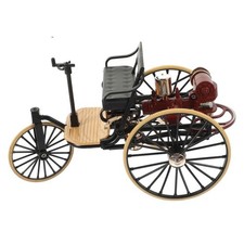 Vintage 1886 Benz Patent-Motorwagen Metal Model Car Replica Antique Decor 6.6