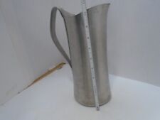Modernist Vintage Stainless Steel Water Jug Pitcher / Ice Rim  Made In Japan MCM picture