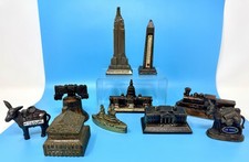 10 Vintage Miniature Metal Souvenier Buildings USA - NY & DC Plus++ picture