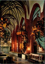 Stockholm Storkyrkan Pulpit Church Interior Vintage Postcard 4P23-20 picture