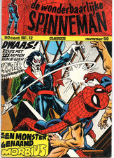 De Wonderbaarlijke Spinneman 59 1972 Dutch Spider-Man Bronze Age comic book 6.0 picture