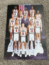 1992 USA Basketball Dream Team Michael Jordan Bird Aluminum METAL SIGN 8x12 picture