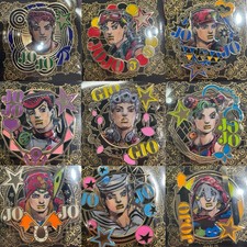 JoJo’s Bizarre Adventure Araki Pin Badge Complete Set 9 Shibuya JJBA SBR picture