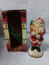 Vintage 1925 U.S.A. Santa Claus Ceramic Figurine Christmas Holiday Decoration 5
