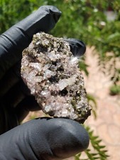 46g  Natural Epidote, Super Sparkly Green Epidote with Quartz Specimen B88 picture