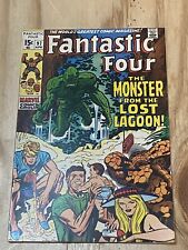 Fantastic Four #97  Monster from Lost Lagoon Jack Kirby Art Marvel 1970 picture