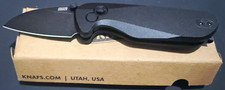 KNAFS O.C.T. POCKET KNIFE - BLACK - 14C28N picture