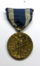 1917-1919 Vintage WW I US New York State for Service Medal NUMBERED picture