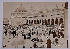 R.J. CALVERT COMPANY VINTAGE POSTCARD. ON THE BEACH AT SANTA CRUZ EARLY 1900'S picture