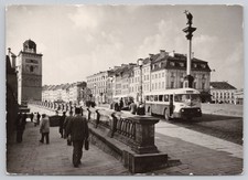 Warsaw Poland 1965 Zygmunt's Column Krakowskie Przedmieście RPPC Bus 196 picture