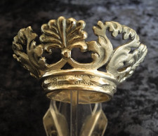 Antique Sterling Silver Virgin Mary Crown Votive Santos Statue Tiara Birmingham picture