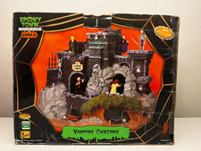 Works Perfectly Lemax Spooky Town Vampire Caverns Animated Lit Halloween Village picture