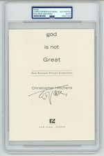 Christopher Hitchens ~ Signed Autographed 