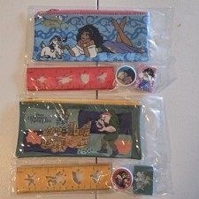 Rare Vintage 90s Hunchback Of Notre Dame  School Supplies Set picture