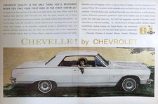 1964 Chevelle by Chevrolet - The 1st Chevelle Malibu SS Vtg 2-Page Muscle Car Ad picture
