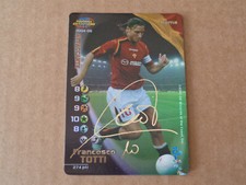 FRANCESCO TOTTI - WIZARDS FOOTBALL CHAMPIONS 2004-05 - SIGNED - VERY RARE picture