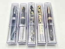 NEW 5 PACK FOUNTAIN PEN PROTECTIVE ADJUSTABLE TELESCOPING SHIP STORAGE TUBE KIT picture