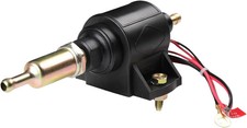 12V Electric Fuel Pump Inlet and Outlet 3/8