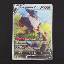 Pokémon TCG Card Honchkrow V 162/172 Brilliant Stars Alternative Art - LP+ picture