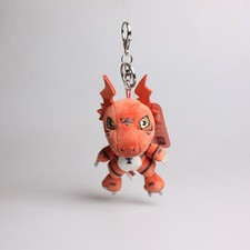 Guilmon Digimon Tamers Licensed Plush Toys Soft Doll Key Chain Ring Bag Strap picture