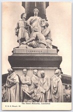 The Albert Memorial Commerce Statue Vintage UK Postcard F.G.O. Stuart picture