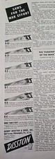 1943 Henry Disston 6 Styles Hand Saw vintage Tool Ad  picture