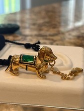Estée Lauder 2003 GOLDEN DACHSHUND Dog Solid Perfume picture