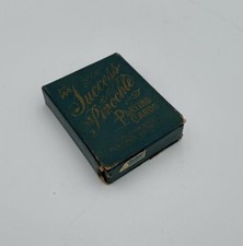 SUCCESS PINOCHLE ANTIQUE PLAYING CARDS DECK w/ BOX complete picture