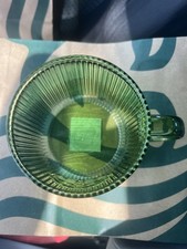NEW NEVER USED NWT Starbucks 2026 Spring Green Pleated Glass 14oz Mug picture