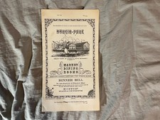 Durgin Park Restaurant Menu Boston Massachusetts MA 1960's Vintage picture