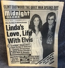 Midnight Globe 20 December 1977 Linda's Love Life With Elvis, Priscilla, UFOs picture
