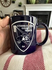 Vintage Athens Clarke County Police Coffee Mug UGA Georgia Frat Tailgate Gameday picture