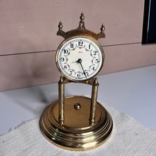 Vintage HECO West Germany Anniversary Clock Henry Coehler Brass For Parts picture