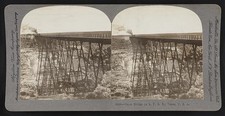 Photo:Pecos Bridge Texas USA S.P.R.R. Railroad Trestle 1905 picture
