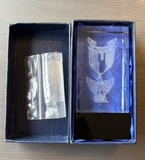 BSA EAGLE SCOUT Crystal Logo Engraveable Plate Court Of Honor Gift NEW With Box picture