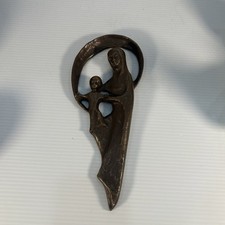 VTG Kunstwerkstätten Butzon & Bercker Bronze Relief Madonna With Child Germany picture