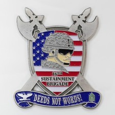 [060] 16th Sustainment Brigade Challenge Coin OIF Iraq 2008-09 Knights Pride picture
